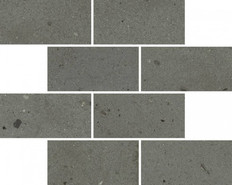 Мозаика Italon Avantgarde Black Minibrick керамогранит 23.7х29.5 см матовая черный 610110001215