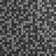 Мозаика Mix Lapis 1 керамогранит 30х30 см Appiani противоскользящая чип 12х12 мм, серый, черный XLAP 401