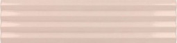 Настенная плитка Praia Pink Stony Glossy Equipe 5x20 глянцевая, рельефная (структурированная) керамическая 28478