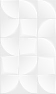 Настенная плитка Nature White Белый 02 30х50 (рельеф) Gracia Ceramica глянцевая керамическая 010100001403