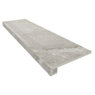 Комплект Ступень KA01 33x120 неполированная (прямоугол. бортик) + Подступенок 14.5x120