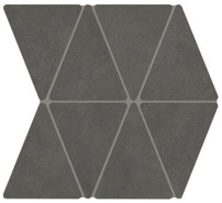 Мозаика Boost Natural Coal Mosaico Rhombus 36,7x33,8 керамогранит матовая, серый A7CR