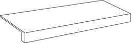Ступень фронтальная Empire Calacatta Diamond Scalino Frontale 33x80/Эмпаир Калакатта Даймонд 33x80 матовая
