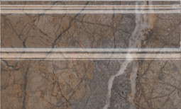 Плинтус FMB023R Театро Коричневый обрезной 15х25 Kerama Marazzi глянцевый керамический