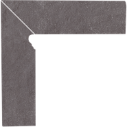 Плинтус клинкерный Taurus Grys Цоколь Левый Структурный 2-х элем 30x8,1x1,1 матовый