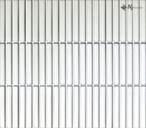 Мозаика R-337 керамика глянцевая 28.2х30.8 см чип 12х92 мм, белый