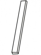 Плинтус Mиллениум Блэк 7,2x80 Millennium Black 7,2x80 Battiscopa керамогранит