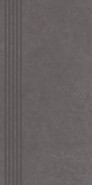 Ступень фронтальная Intero Grafit Stopnica Prosta Nacinana Mat. 29,8x59,8 керамогранит матовая 5900144091962