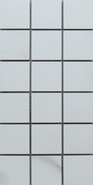 Мозаика Mk.Calacatta Floor 15х30 керамика Eletto Ceramica полированная чип 50х50 мм, белый, серый