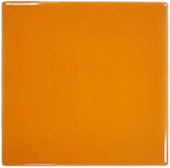 Настенная плитка Mini Tile Orange Glossy 9.9х9.9 Modern Ceramics глянцевая керамическая
