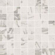 Мозаика Marvel Statuario Select Mosaico Lapp. керамогранит 30х30 см лаппатированная, серый