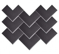 Настенная плитка Elle Black Matt (118213) 20х20 Wow матовая керамическая