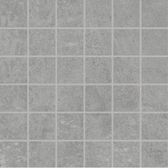 Мозаика Supergres H.24 Concrete Mosaico 30x30 керамогранит матовая, серый HCOM