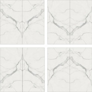 Панно Statuario Open Book 6 mm A+B Soft 320x320 REX Ceramiche I Classici матовый 9000160