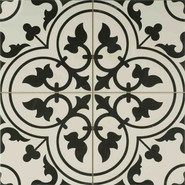 Керамогранит Ledbury Charcoal Black Pre-cut 45x45 Etili Seramik матовый напольный