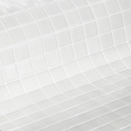 Мозаика Ezarri 2545-B Safe стекло 31.3х49.5 см матовая, антислип чип 25х25 мм, белый