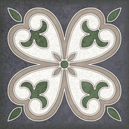 Декор Smalto Decor 4 Blu 15х15 Керлайф матовый керамический 924217