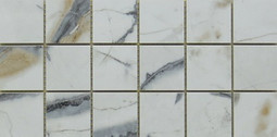 Мозаика MK.InvWh1530Lp 15х30 керамика глянцевая, бежевый, белый, серый