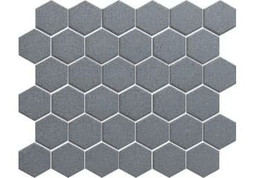 Мозаика Grafit Gamma 325х281х6 мм керамика матовая чип 51х59 мм, серый