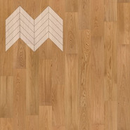 Паркетная доска Lab Arte Chevron Дуб Натур Кольт лак французская елка 600/490х110х14/3/45°