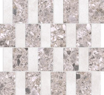 Мозаика Универсальная Skin Многоцветный 29,8x31,8 керамогранит матовая, серый 16919