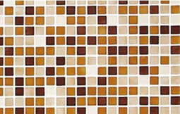Мозаика Marron - часть 5 2.5x2.5 стекло 31.3х49.5
