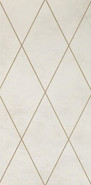 Декор Ad Maiora Rhombus Oro Su Beige 50x100 Petracer`s матовый керамический AM RHOMB 03-15