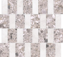 Мозаика Универсальная Skin Многоцветный 29,8x31,8 керамогранит матовая, серый 16919