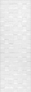 Настенная плитка 60171 Бьянка Белый Глянцевый Мозаика 20х60 Kerama Marazzi керамическая