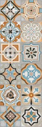 Настенная плитка Urso Multicolor Vives 25x75 матовая керамическая