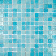 Мозаика Togama Niebla Piscina стекло 34х34 см глянцевая чип 25х25 мм, голубой