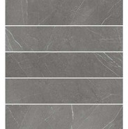 Керамогранит Petra Strip Charcoal (116979) 9,8х50,05 Wow глазурованный, матовый универсальный