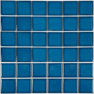Мозаика PW4848-08 керамика 30.6х30.6 см глянцевая чип 48х48 мм, синий