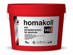 Клей для коммерческого линолеума Homakoll 148 Prof 14кг
