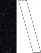 Плинтус Marvel Black A. Battisc. 150 Lapp (AOWH) 7,2x150 лаппатированный (полуполированный) керамогранит