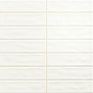 Настенная плитка Sticks White 20x20 Absolut Keramika глянцевая керамическая