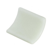 Мозаика Ezarri Cove Fosfo Safe стекло 3х5х3 см матовая, антислип чип 50х50 мм, белый