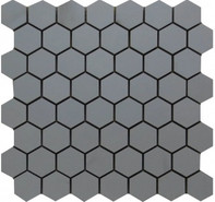 Мозаика Mk.Hex.SyrosWhite 29.7х28.5 керамогранит матовая, серый