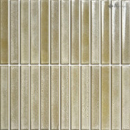 Мозаика NSmosaic R-375 керамика глянцевая 29.6х29.9 см чип 20x145 мм, золотой-oro-gold