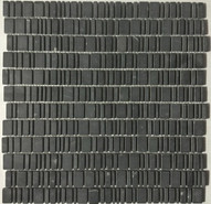 Мозаика PIX 317 King Black, мрамор 30.7х31 см Pixmosaic матовая чип произвольный, черный