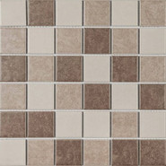 Мозаика KKV48-MIX3 керамика 30.6x30.6 см матовая чип 48x48 мм, бежевый, коричневый