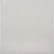 Мозаика JP-405(M) (мелкая белая) стекло 30.5х30.5 см глянцевая чип 15х15 мм, белый