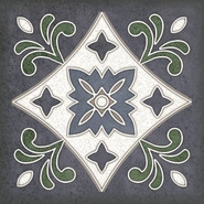 Декор Smalto Decor 3 Blu 15х15 Керлайф матовый керамический 924215