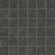 Мозаика Boost Stone Tarmac Mosaico Matt 30x30 керамогранит матовая, черный A7DM