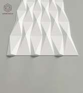 Стеновая декоративная панель Geometrium ECOGR0208W Alpine Walls под покраску 1200х600х25 мм