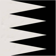 Декор Grinyon Blanco Negro 20x20 глянцевый керамический