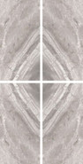Панно Book Match Beige Levigato S/4 60x120 полированное керамогранит
