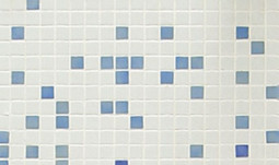 Мозаика Azul - часть1 2.5x2.5 стекло 31.3х49.5