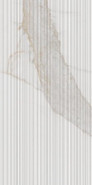 Настенная плитка Blanc Calacatta Gold Cane Ductile 60x120 Living Ceramics матовая, рельефная (структурированная) керамическая LV10073