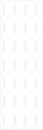 Настенная плитка Satin White Hexa 30х90 Gravita матовая, рельефная (структурированная) керамическая 78801854